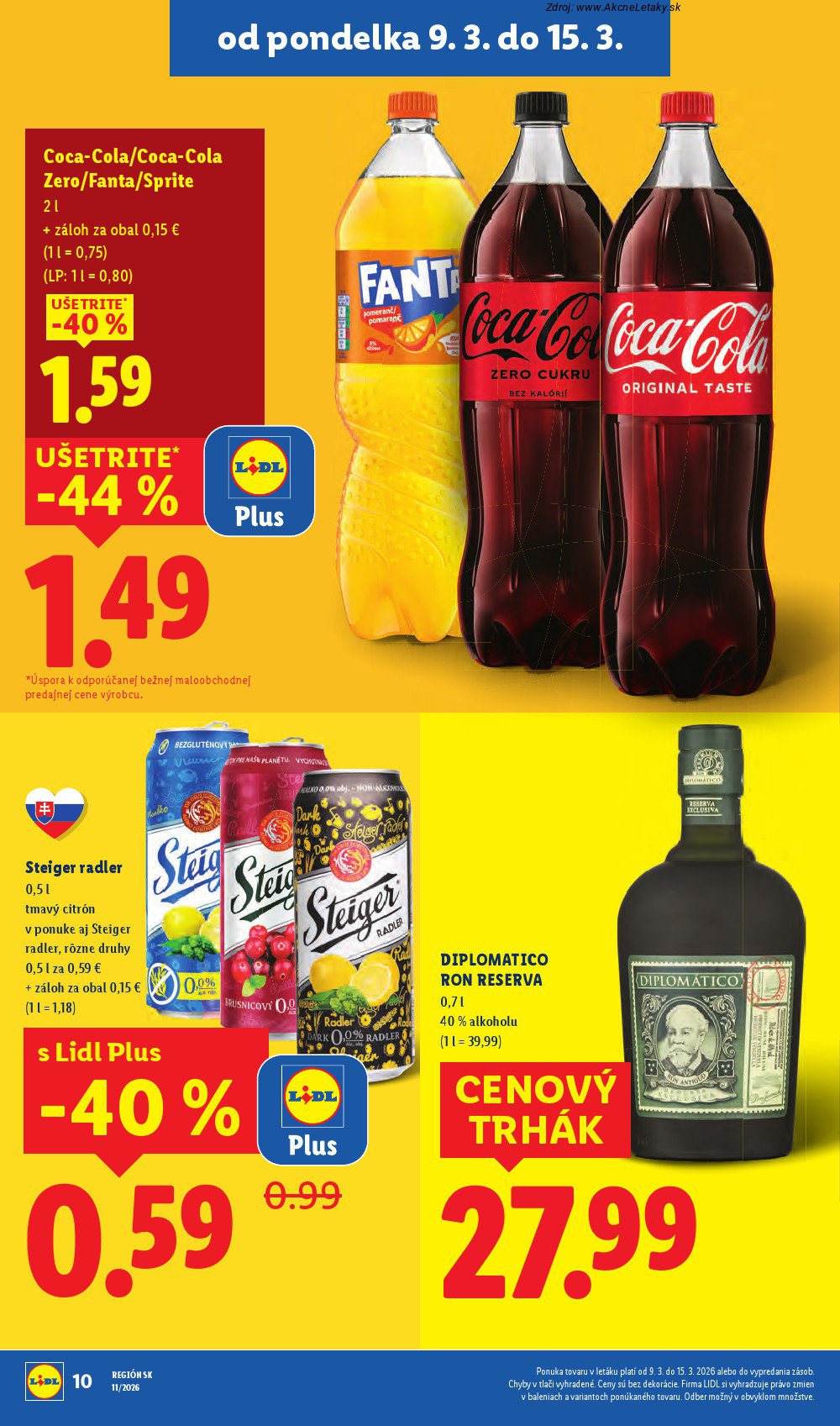 Leták Lidl (9. 3. - 15. 3. 2026) - strana 12 z 96