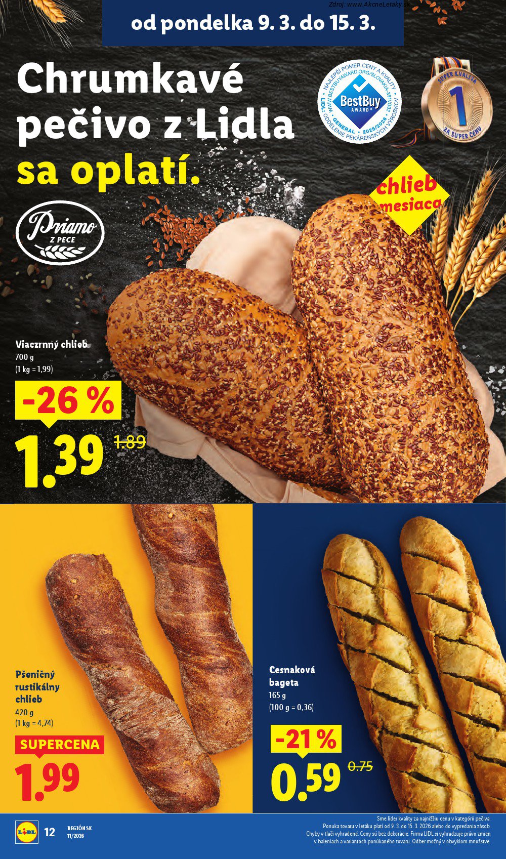 Leták Lidl (9. 3. - 15. 3. 2026) - strana 14 z 96