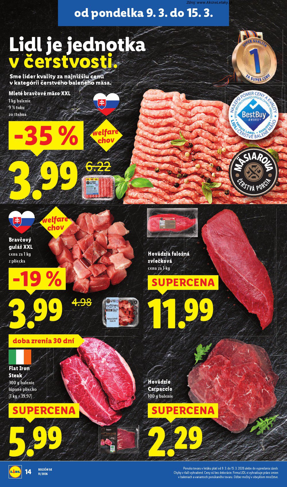 Leták Lidl (9. 3. - 15. 3. 2026) - strana 16 z 96