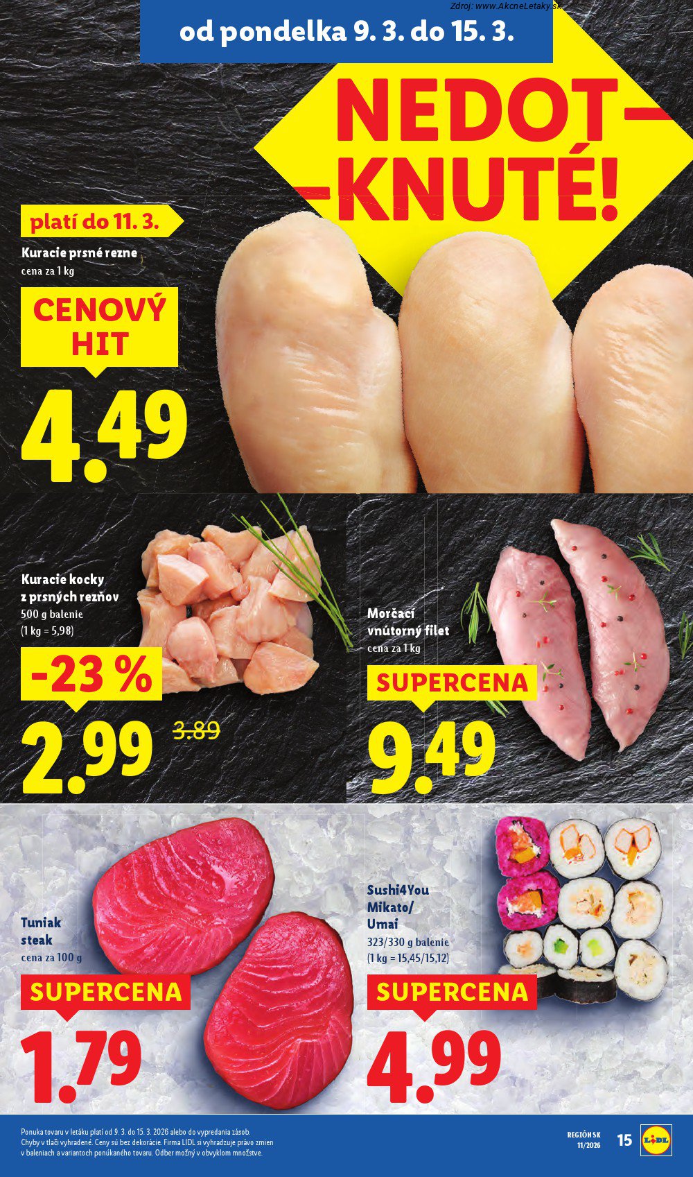 Leták Lidl (9. 3. - 15. 3. 2026) - strana 17 z 96