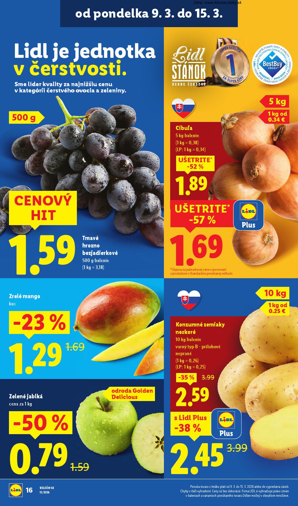 Leták Lidl (9. 3. - 15. 3. 2026) - strana 18 z 96