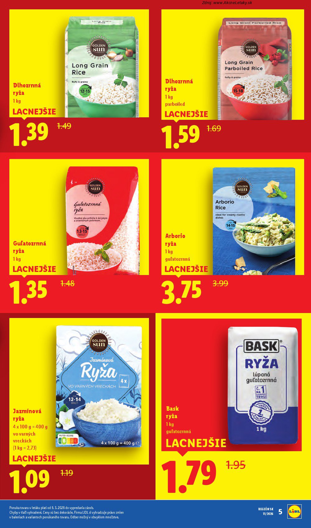 Leták Lidl (9. 3. - 15. 3. 2026) - strana 7 z 96