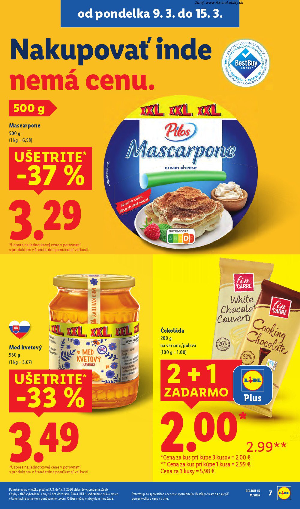 Leták Lidl (9. 3. - 15. 3. 2026) - strana 9 z 96