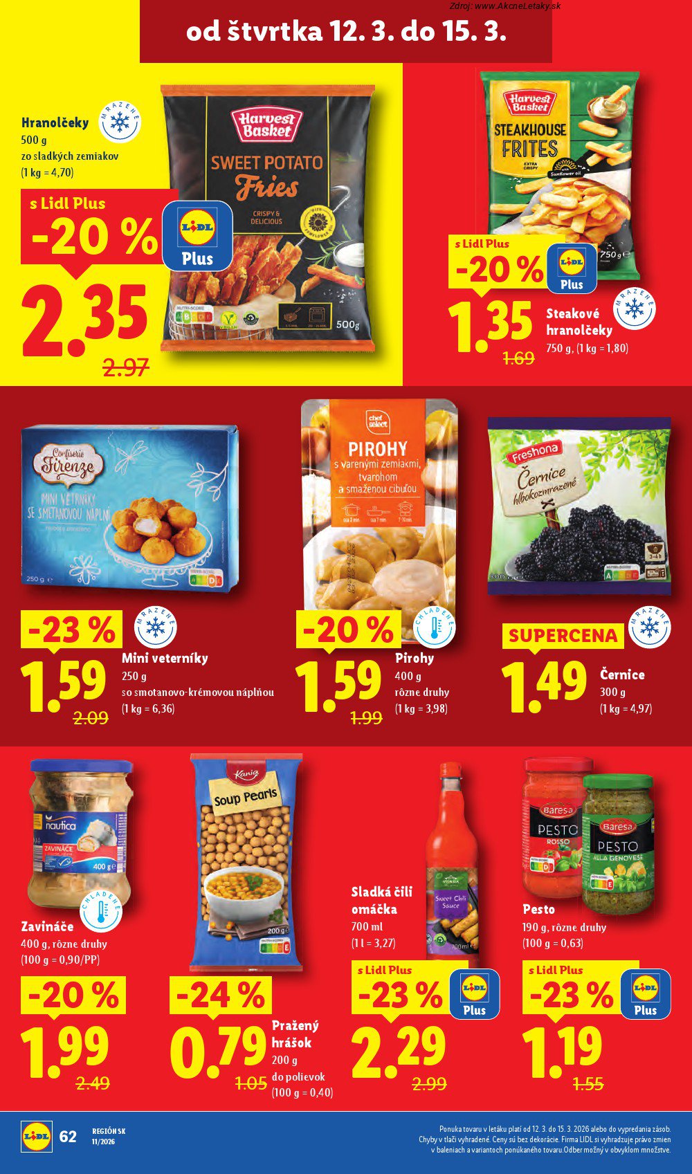 Leták Lidl (12. 3. - 15. 3. 2026) - strana 16 z 46