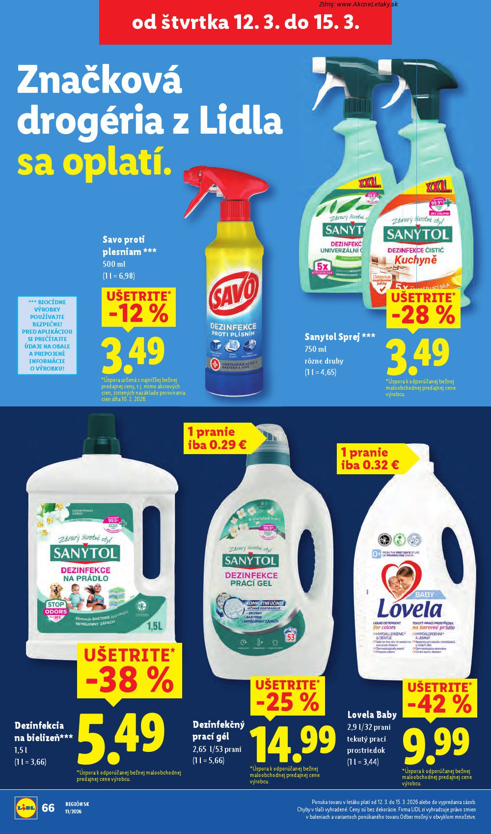 Leták Lidl (12. 3. - 15. 3. 2026) - strana 24 z 46