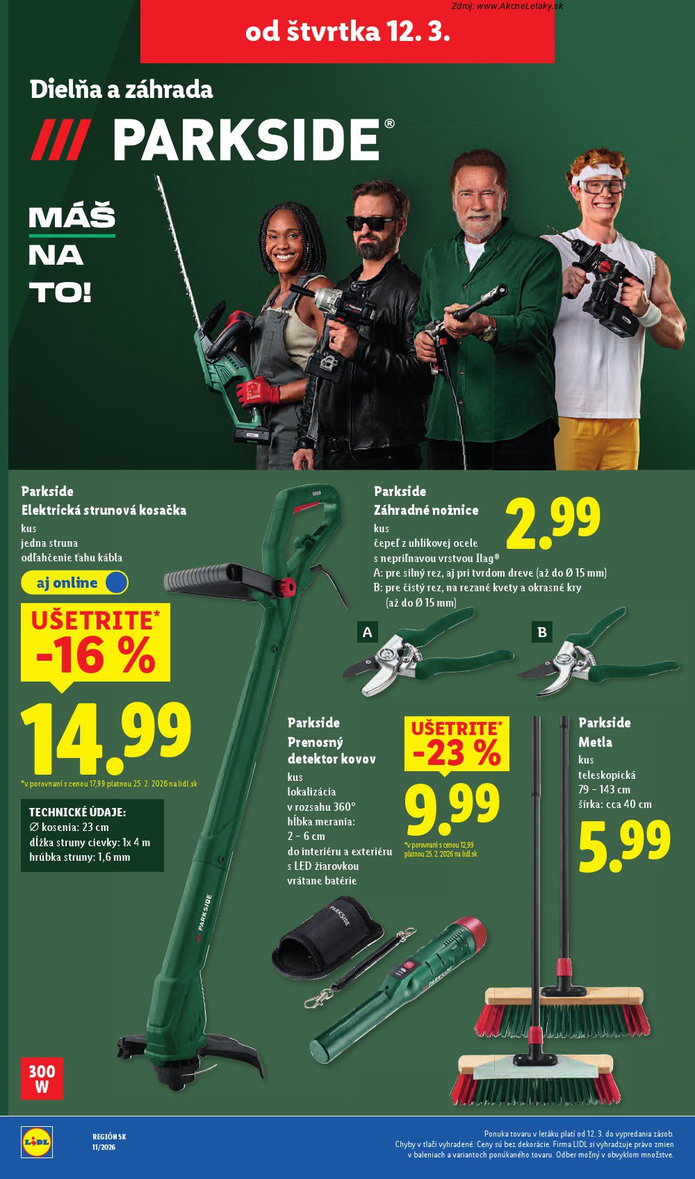 Leták Lidl (12. 3. - 15. 3. 2026) - strana 34 z 46