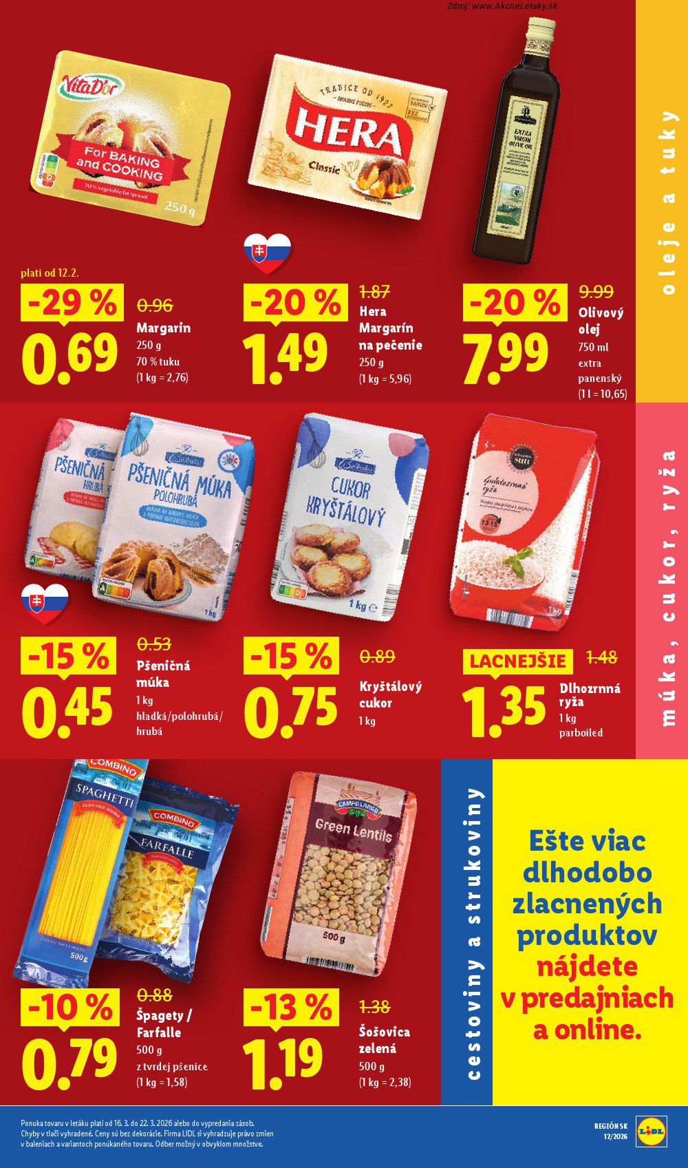 Leták Lidl (12. 3. - 15. 3. 2026) - strana 5 z 46