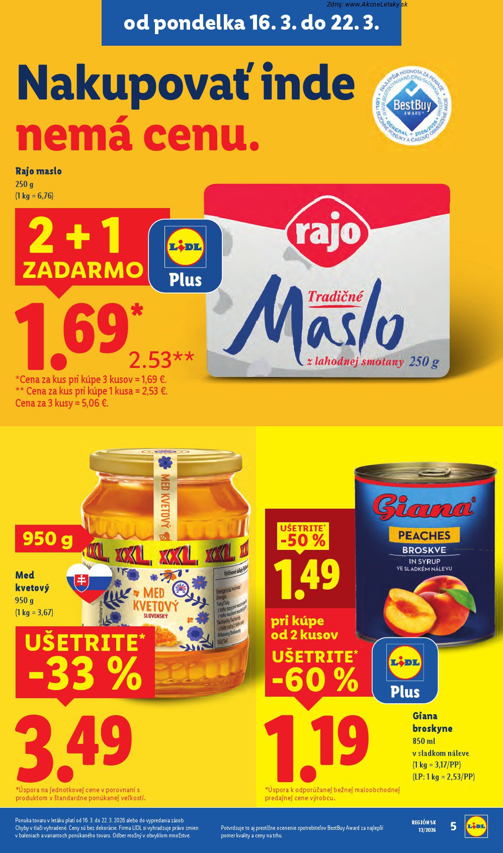 Leták Lidl (16. 3. - 22. 3. 2026) - strana 11 z 104