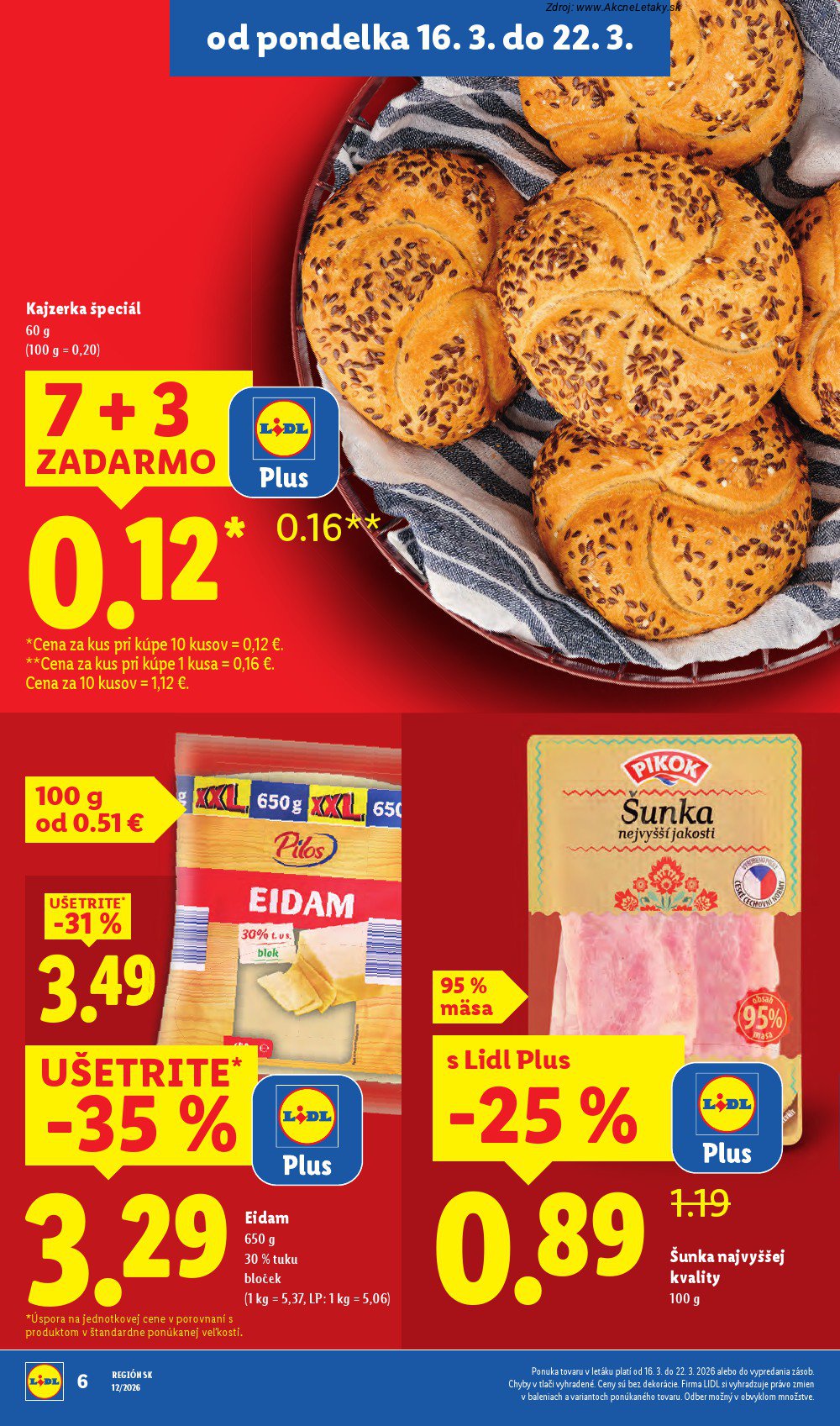 Leták Lidl (16. 3. - 22. 3. 2026) - strana 12 z 104