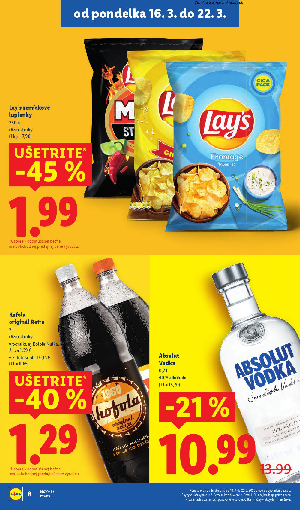 Leták Lidl (16. 3. - 22. 3. 2026) - strana 14 z 104