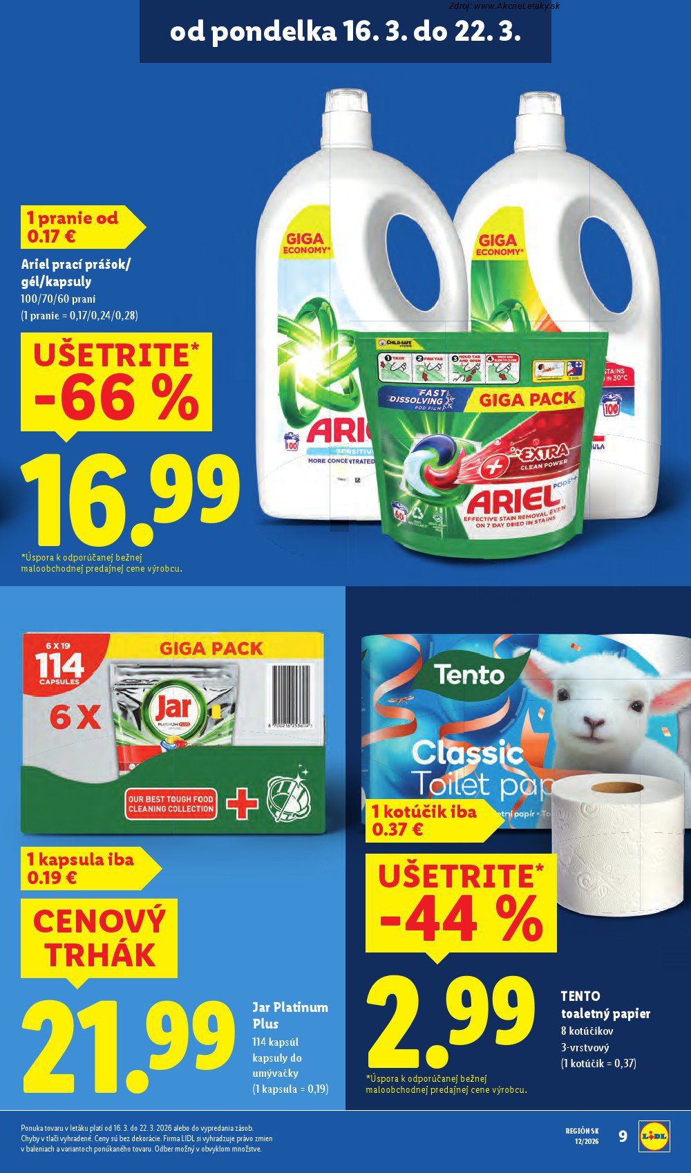 Leták Lidl (16. 3. - 22. 3. 2026) - strana 15 z 104