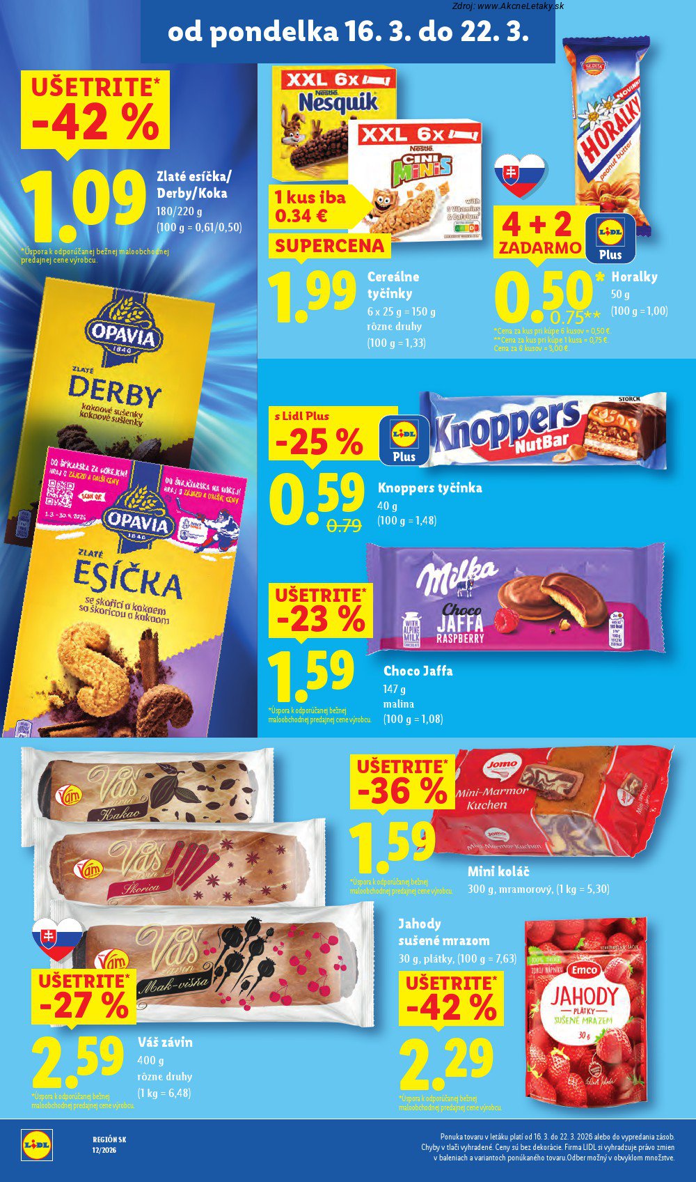 Leták Lidl (16. 3. - 22. 3. 2026) - strana 32 z 104