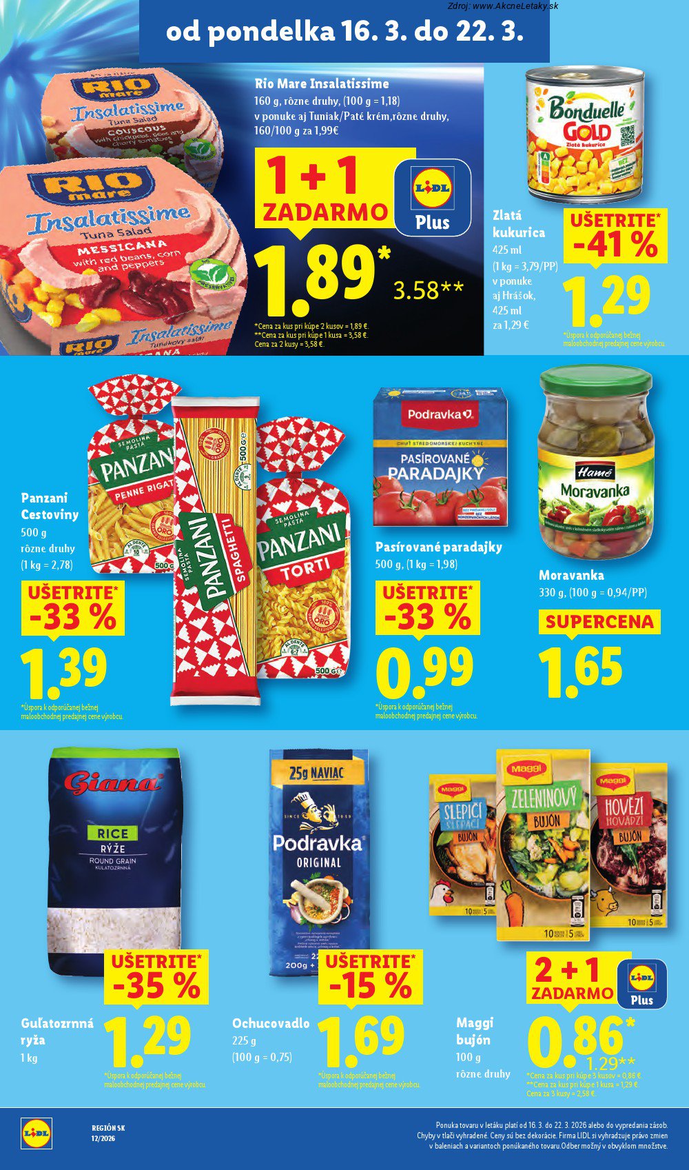 Leták Lidl (16. 3. - 22. 3. 2026) - strana 34 z 104