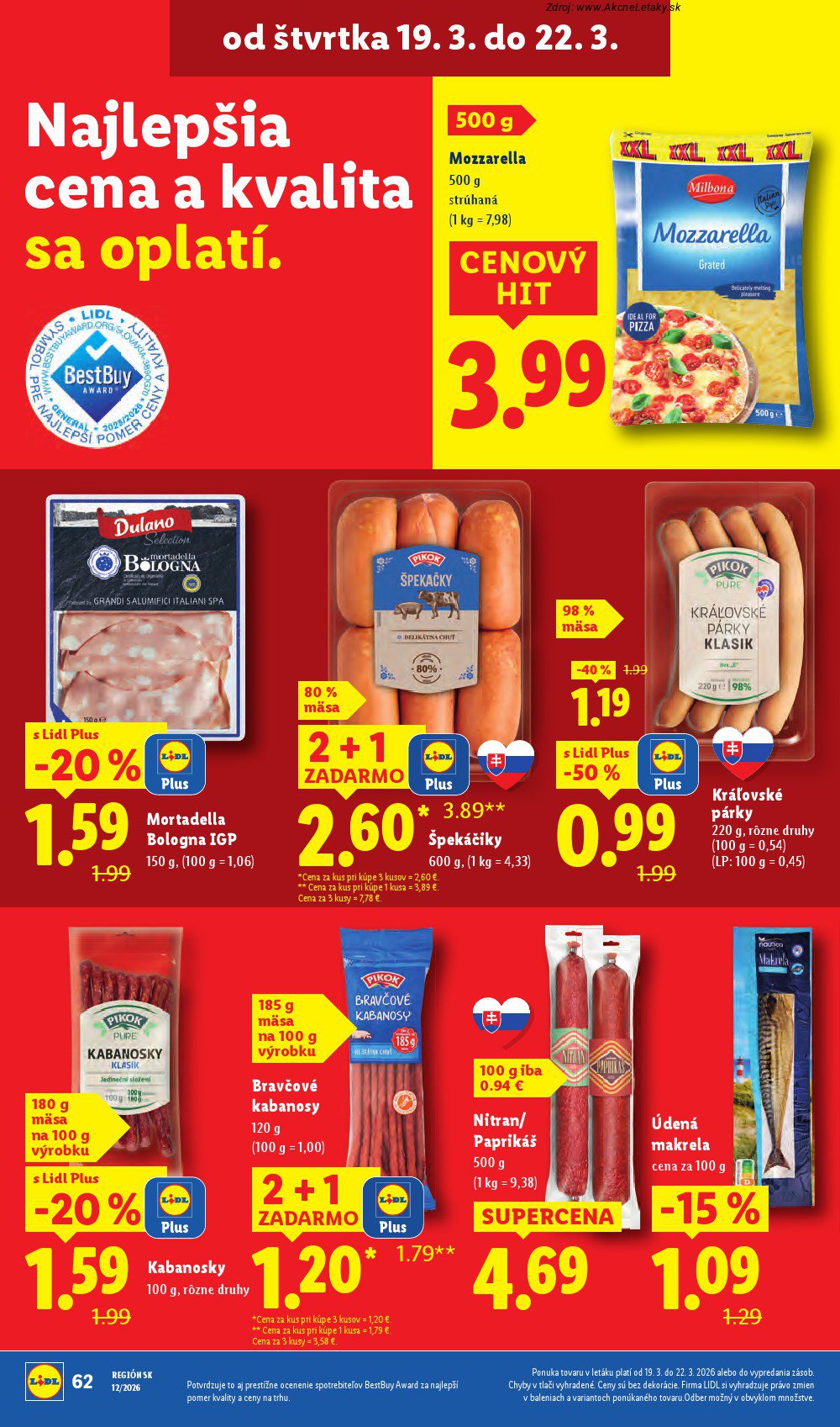 Leták Lidl (16. 3. - 22. 3. 2026) - strana 78 z 104