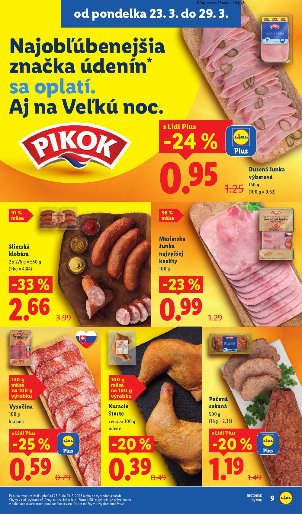 Leták Lidl (23. 3. - 29. 3. 2026) - strana 11 z 105