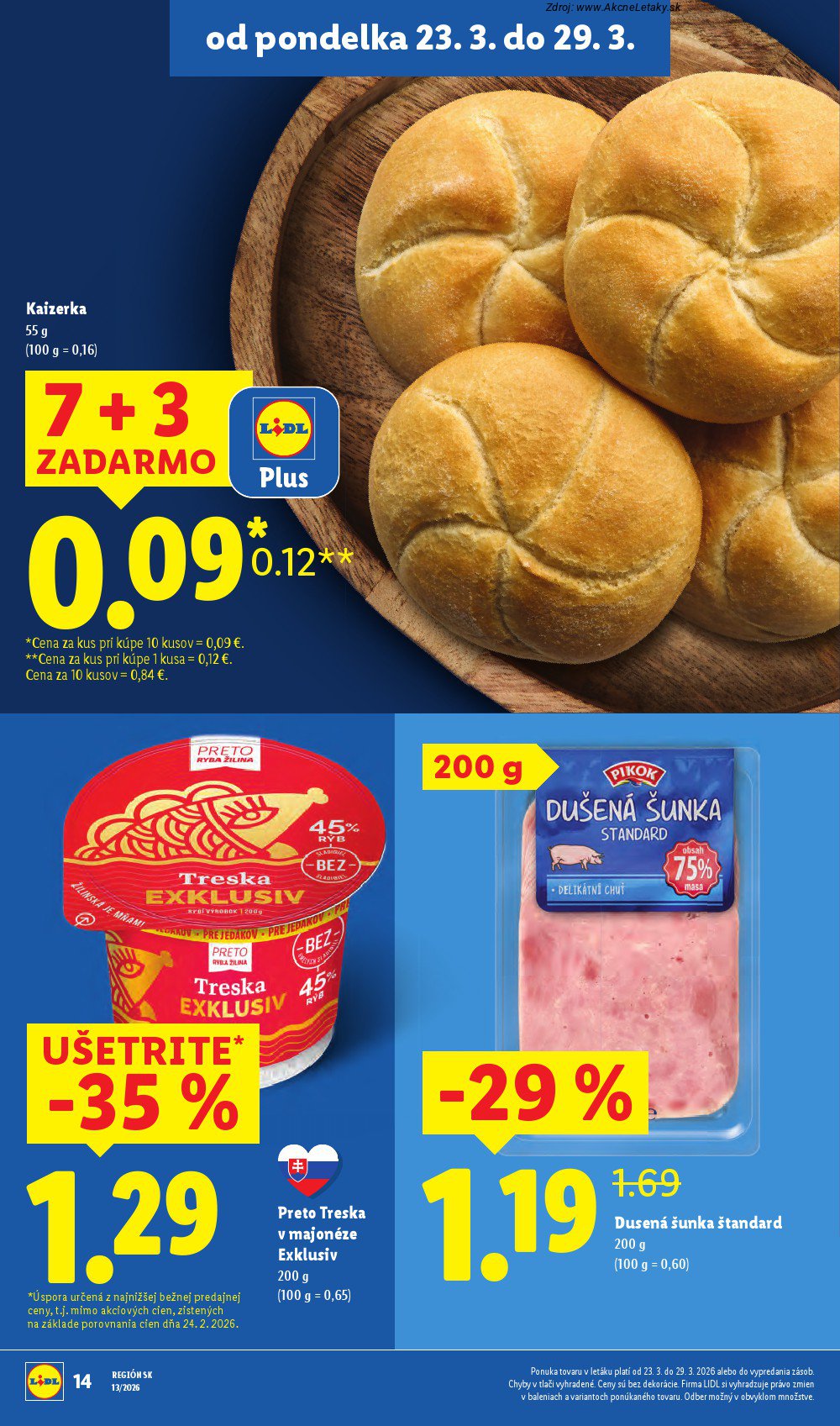 Leták Lidl (23. 3. - 29. 3. 2026) - strana 16 z 105