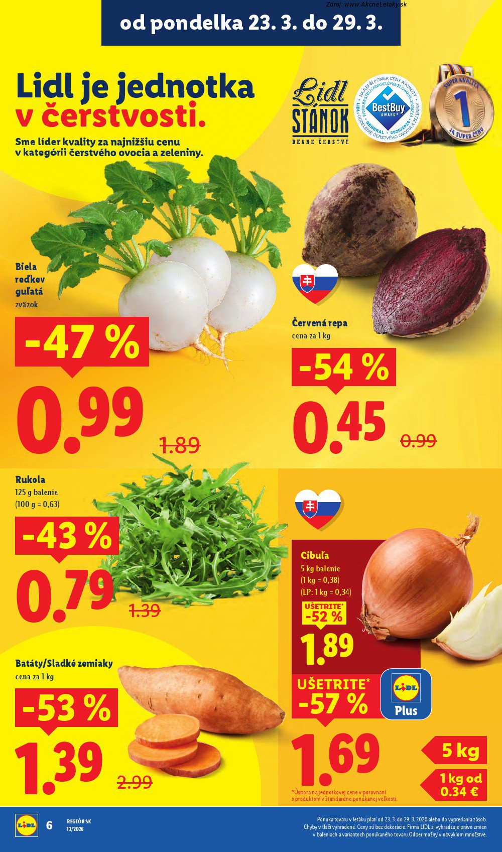Leták Lidl (23. 3. - 29. 3. 2026) - strana 8 z 105