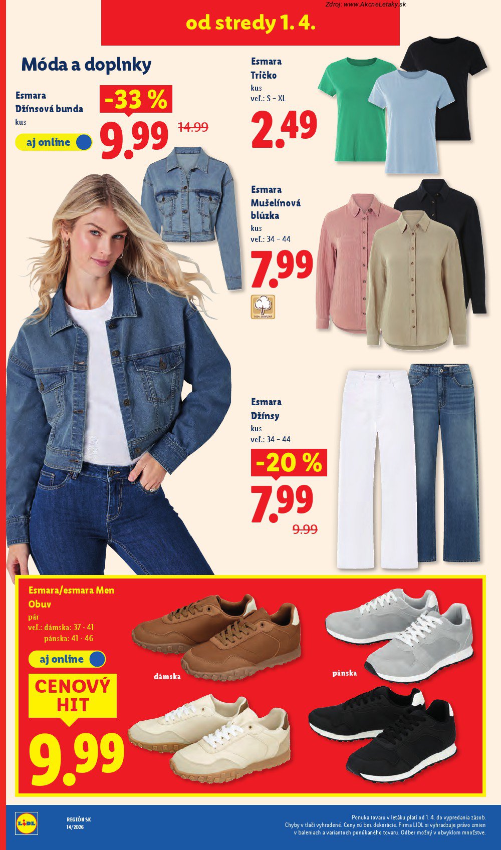 Leták Lidl (30. 3. - 4. 4. 2026) - strana 100 z 107