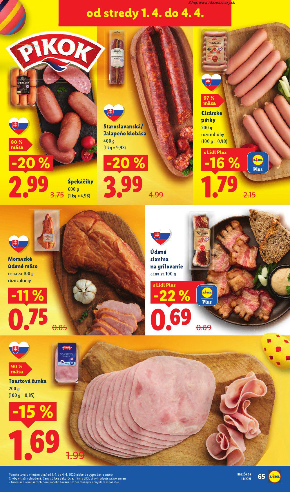 Leták Lidl (30. 3. - 4. 4. 2026) - strana 81 z 107