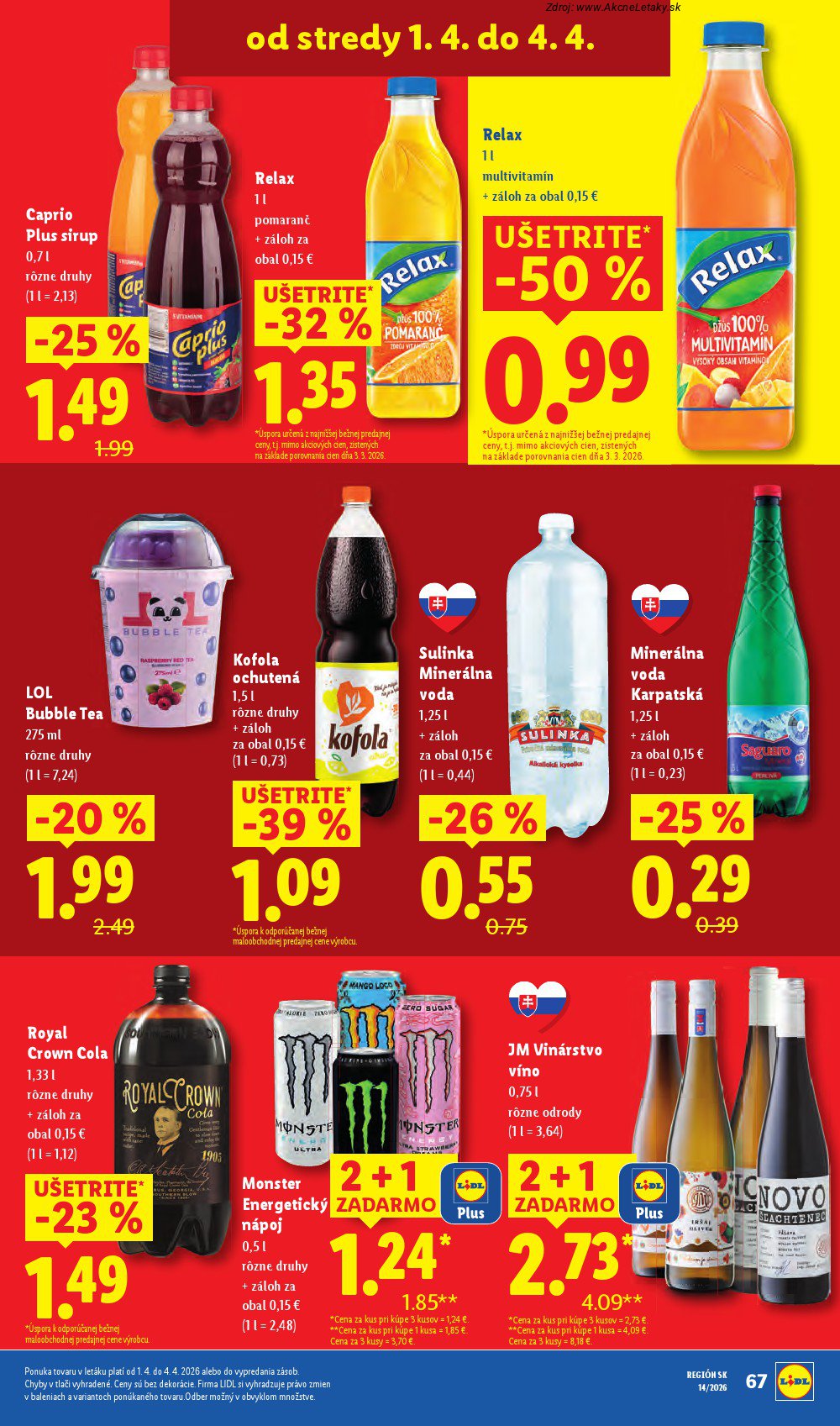 Leták Lidl (30. 3. - 4. 4. 2026) - strana 83 z 107