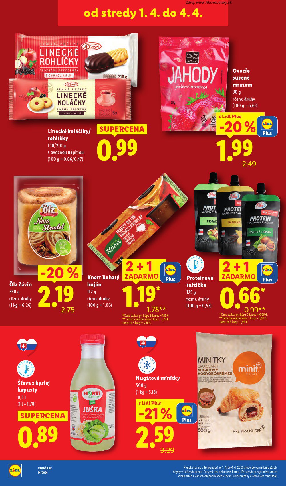 Leták Lidl (30. 3. - 4. 4. 2026) - strana 84 z 107