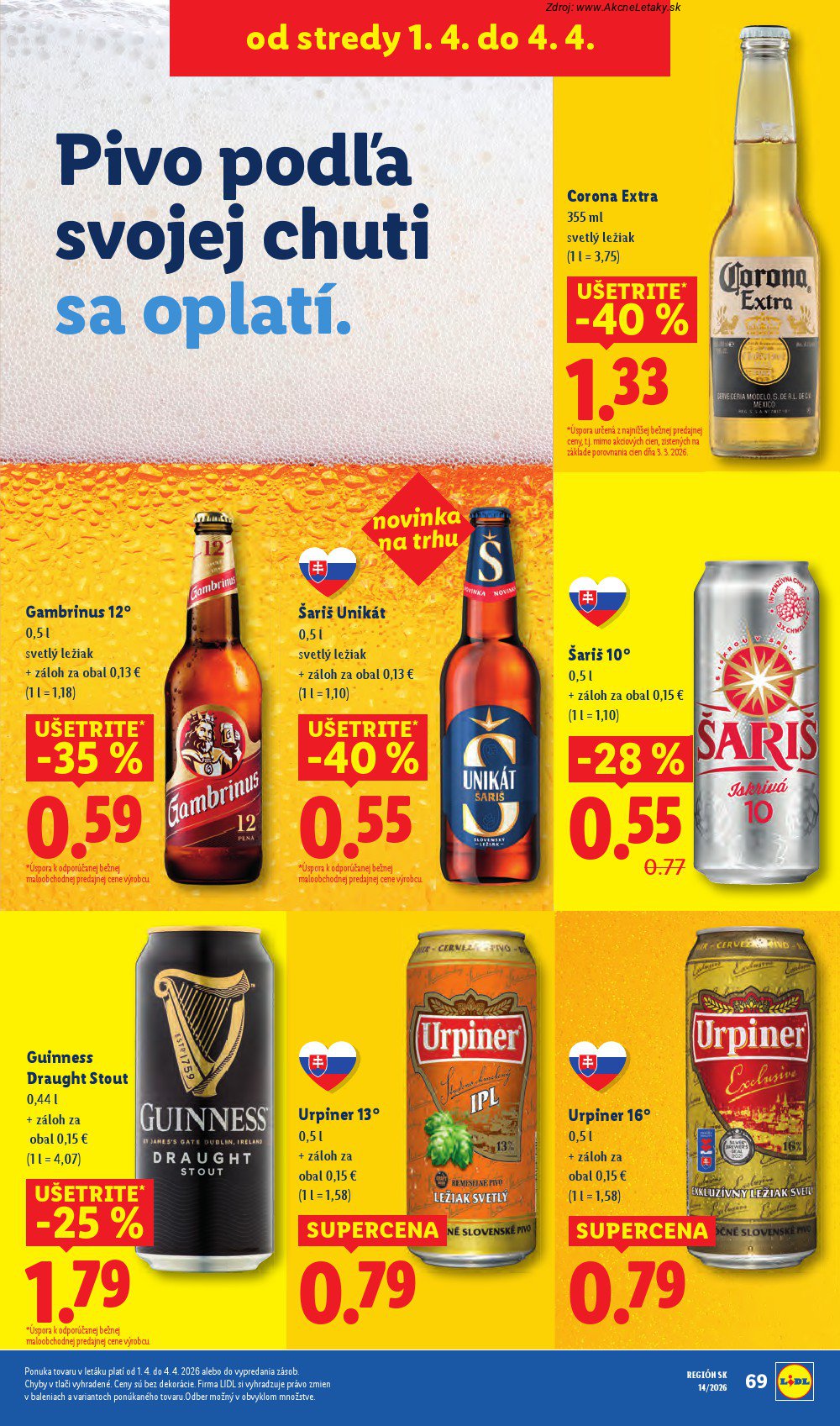 Leták Lidl (30. 3. - 4. 4. 2026) - strana 89 z 107