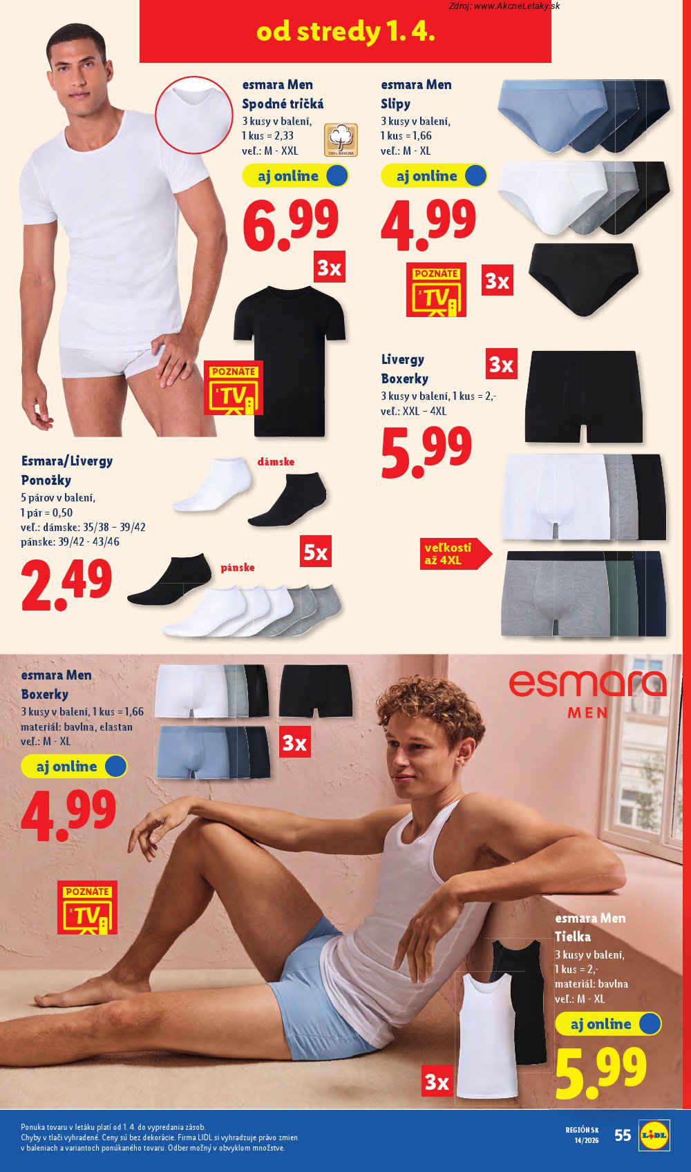 Leták Lidl (30. 3. - 4. 4. 2026) - strana 97 z 107