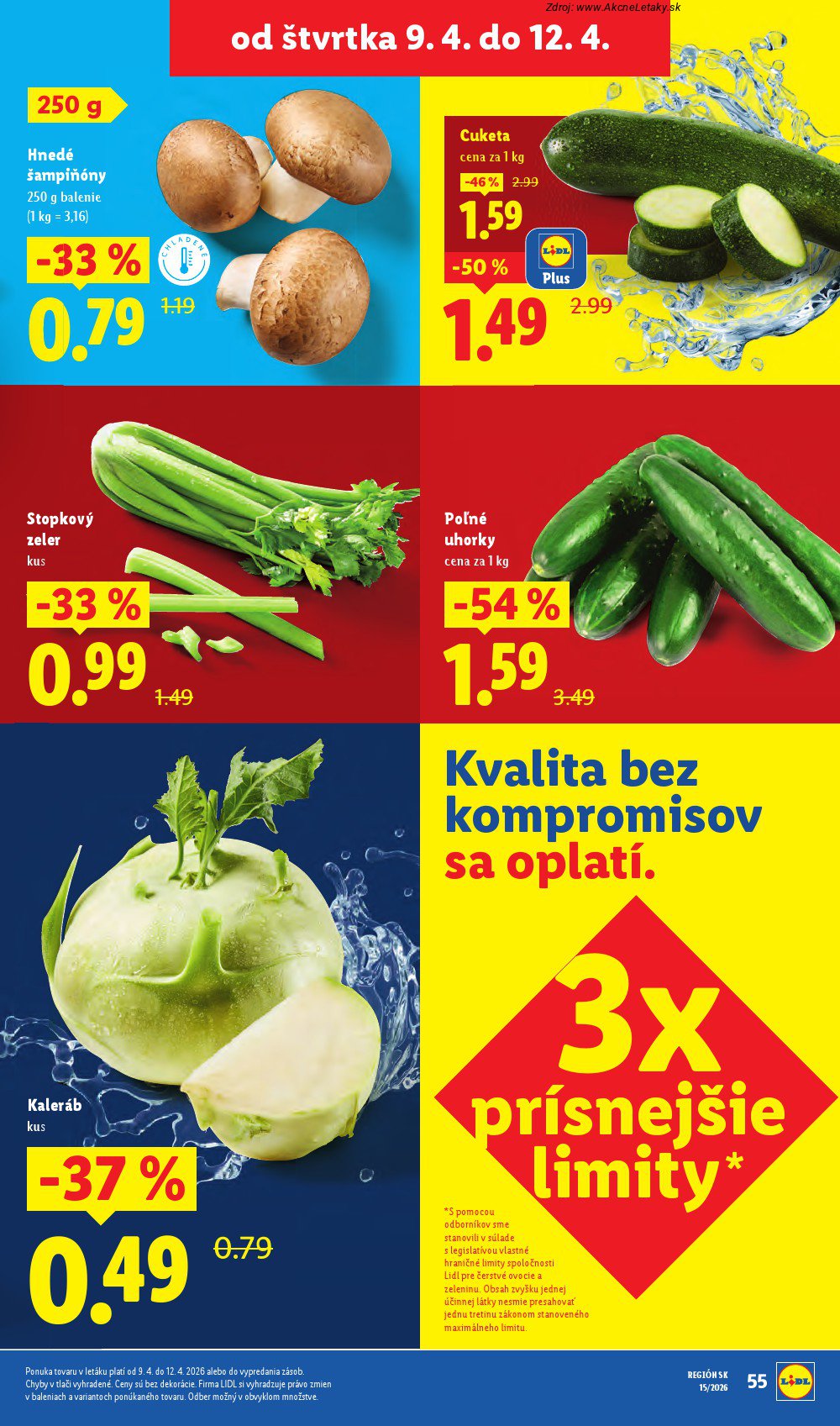 Leták Lidl (6. 4. - 12. 4. 2026) - strana 55 z 87