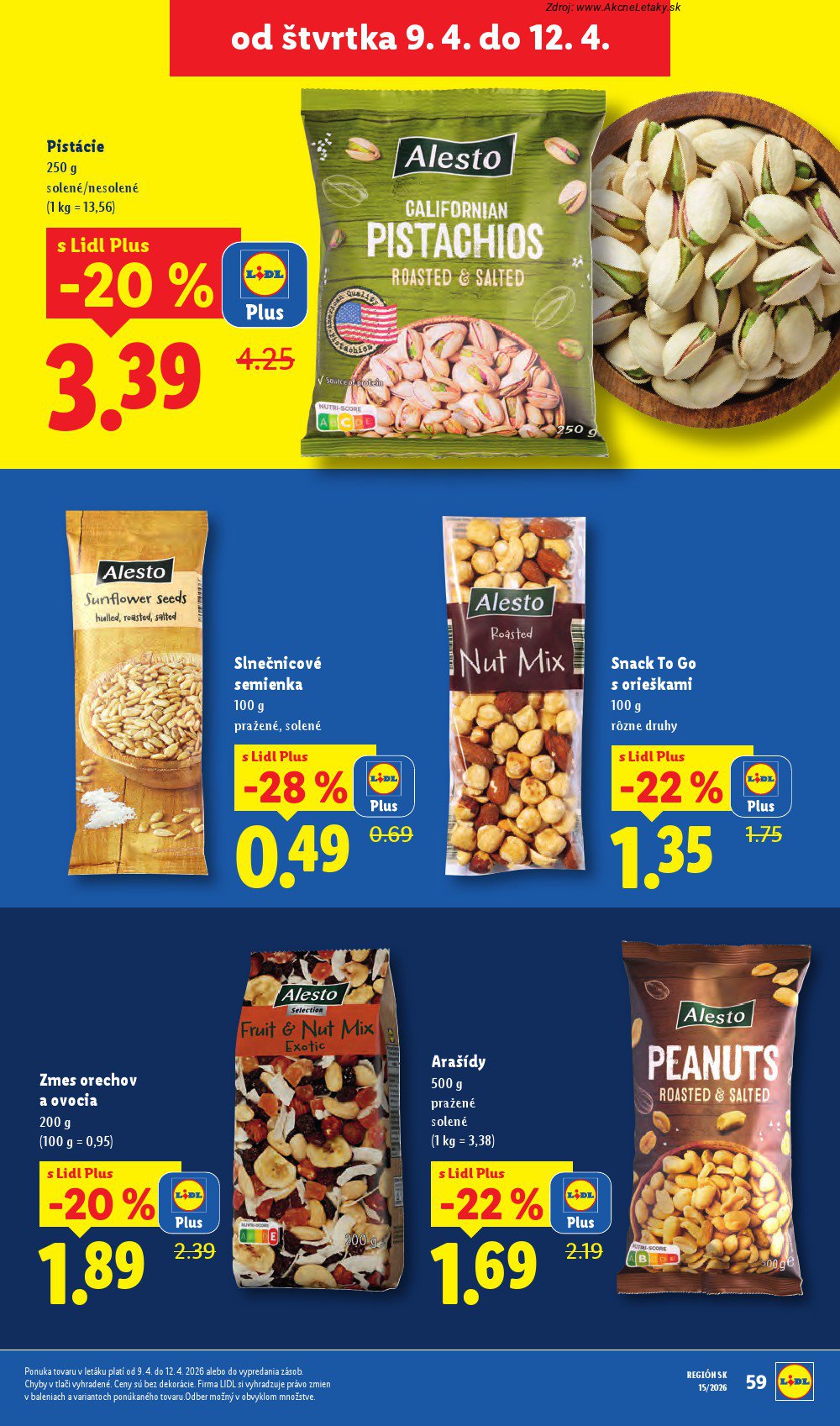 Leták Lidl (6. 4. - 12. 4. 2026) - strana 59 z 87