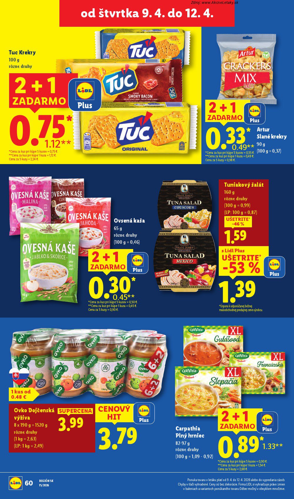 Leták Lidl (6. 4. - 12. 4. 2026) - strana 60 z 87