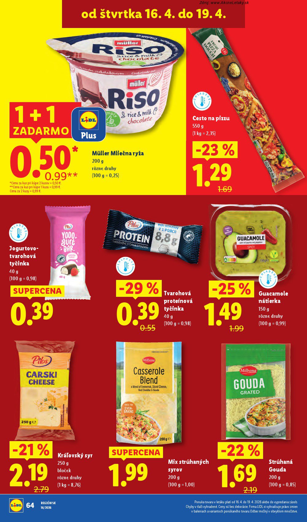 Leták Lidl (13. 4. - 19. 4. 2026) - strana 62 z 89