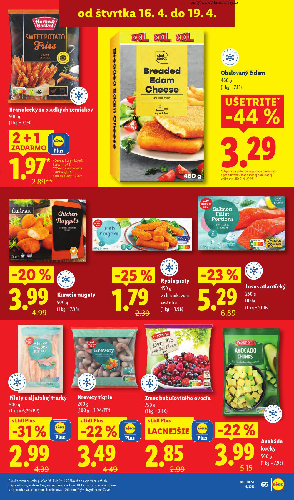 Leták Lidl (13. 4. - 19. 4. 2026) - strana 63 z 89