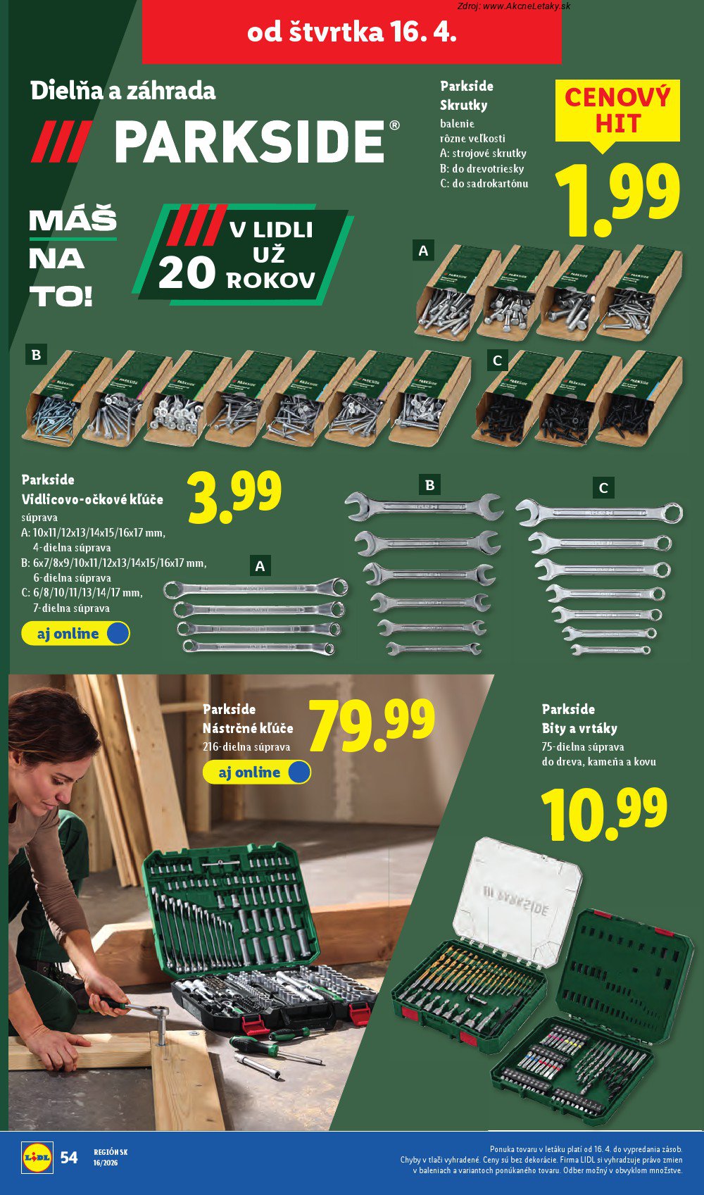 Leták Lidl (13. 4. - 19. 4. 2026) - strana 80 z 89