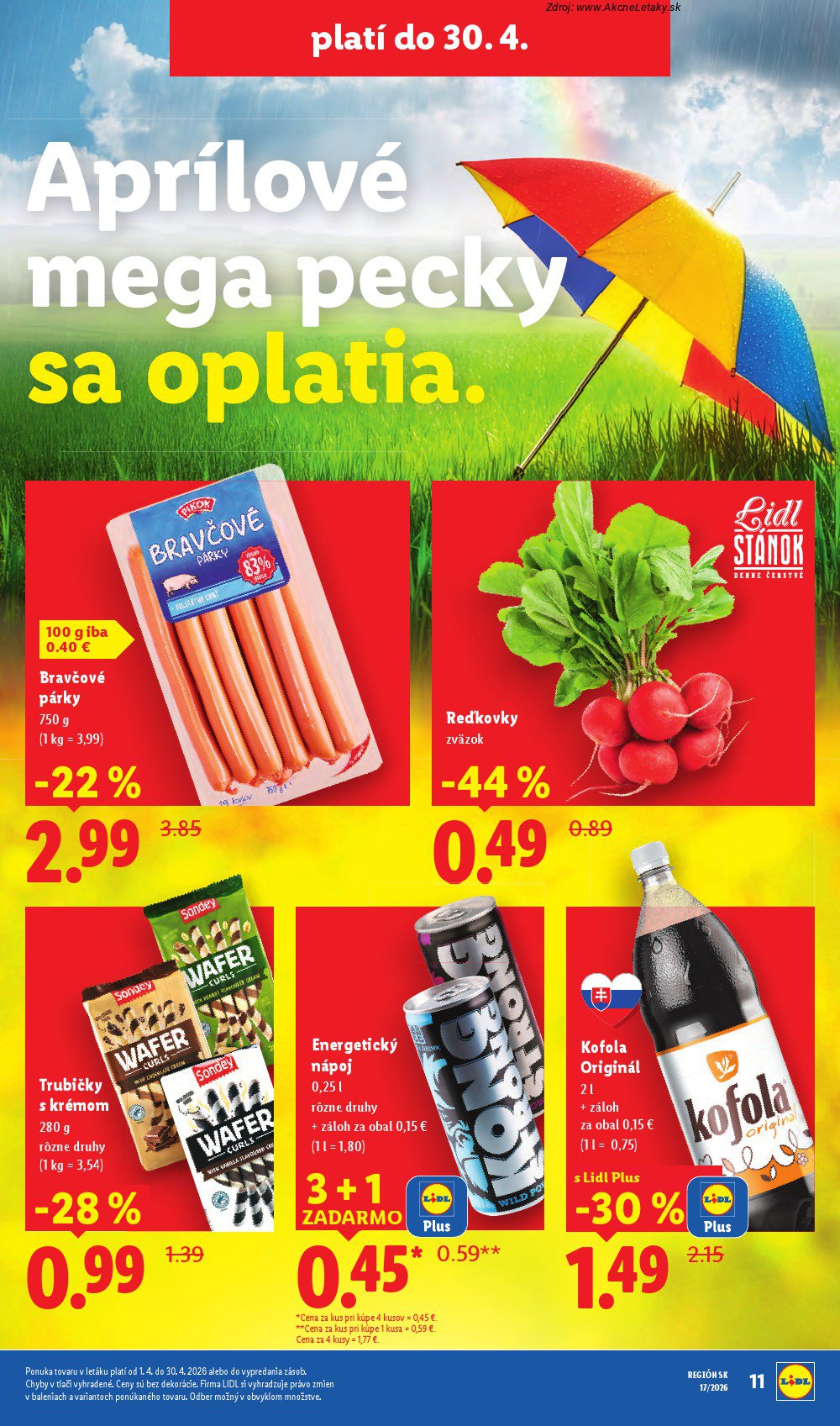 Leták Lidl (20. 4. - 26. 4. 2026) - strana 11 z 99