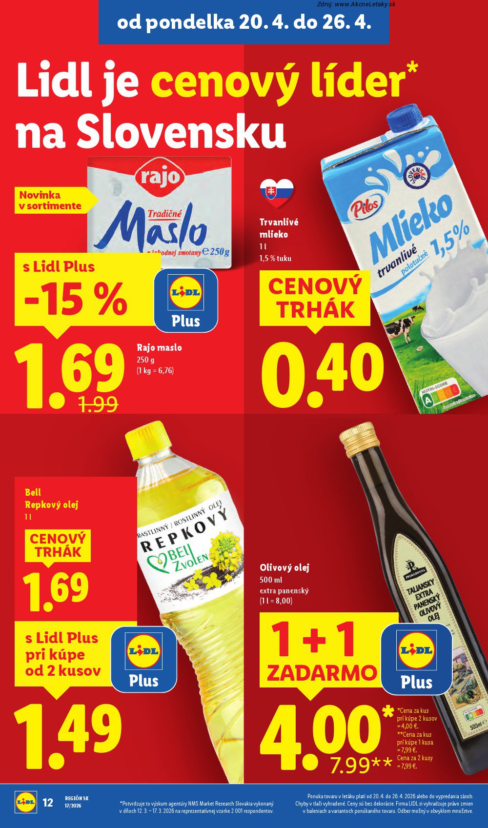 Leták Lidl (20. 4. - 26. 4. 2026) - strana 12 z 99