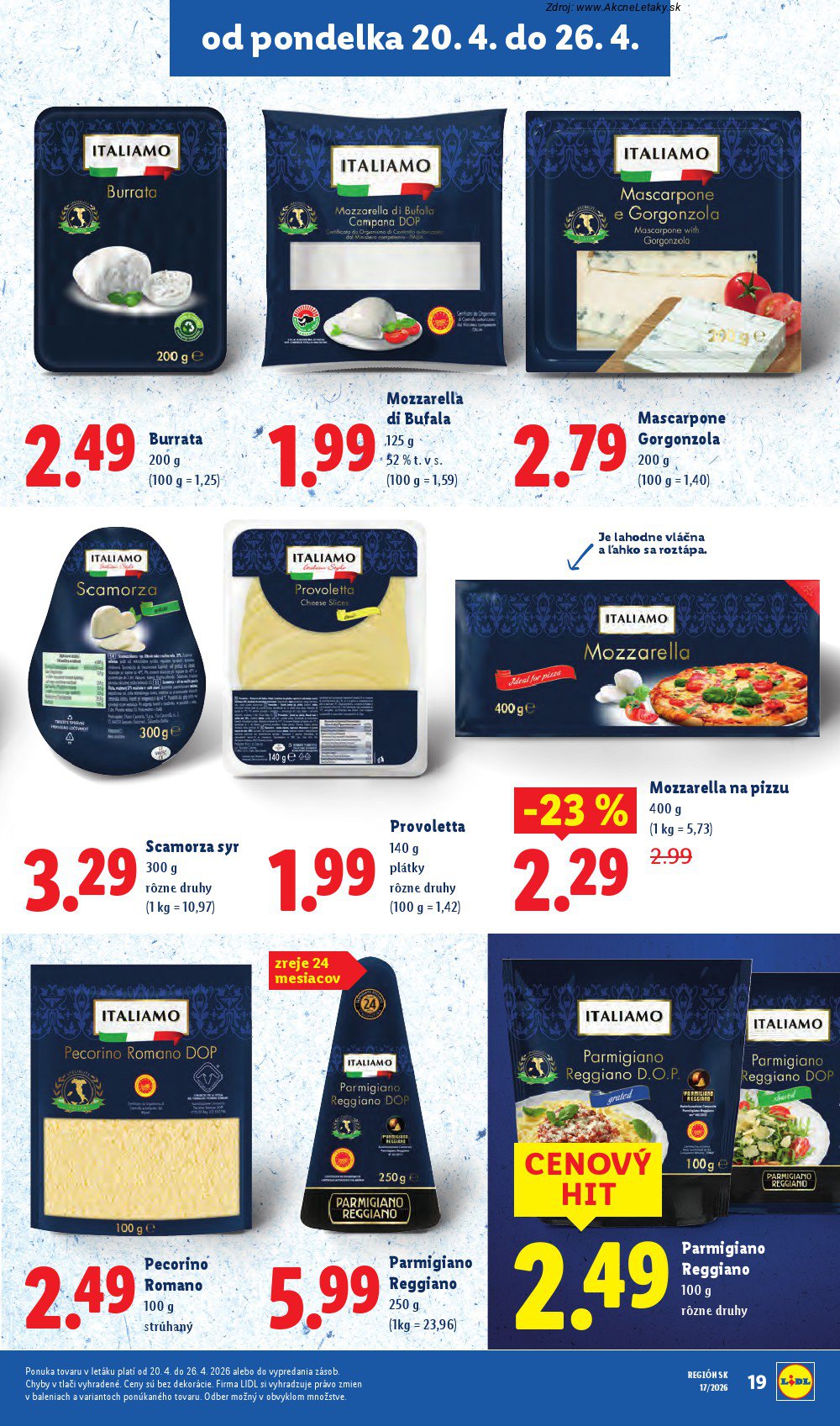 Leták Lidl (20. 4. - 26. 4. 2026) - strana 19 z 99
