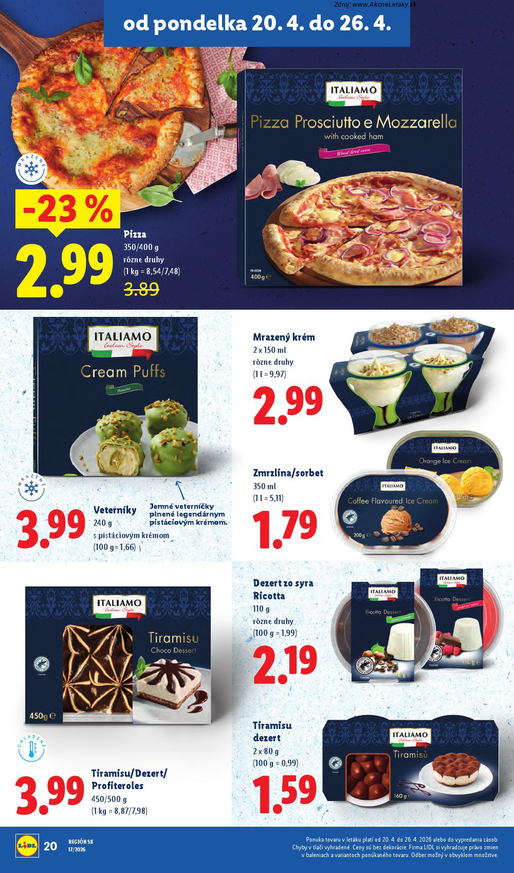 Leták Lidl (20. 4. - 26. 4. 2026) - strana 20 z 99