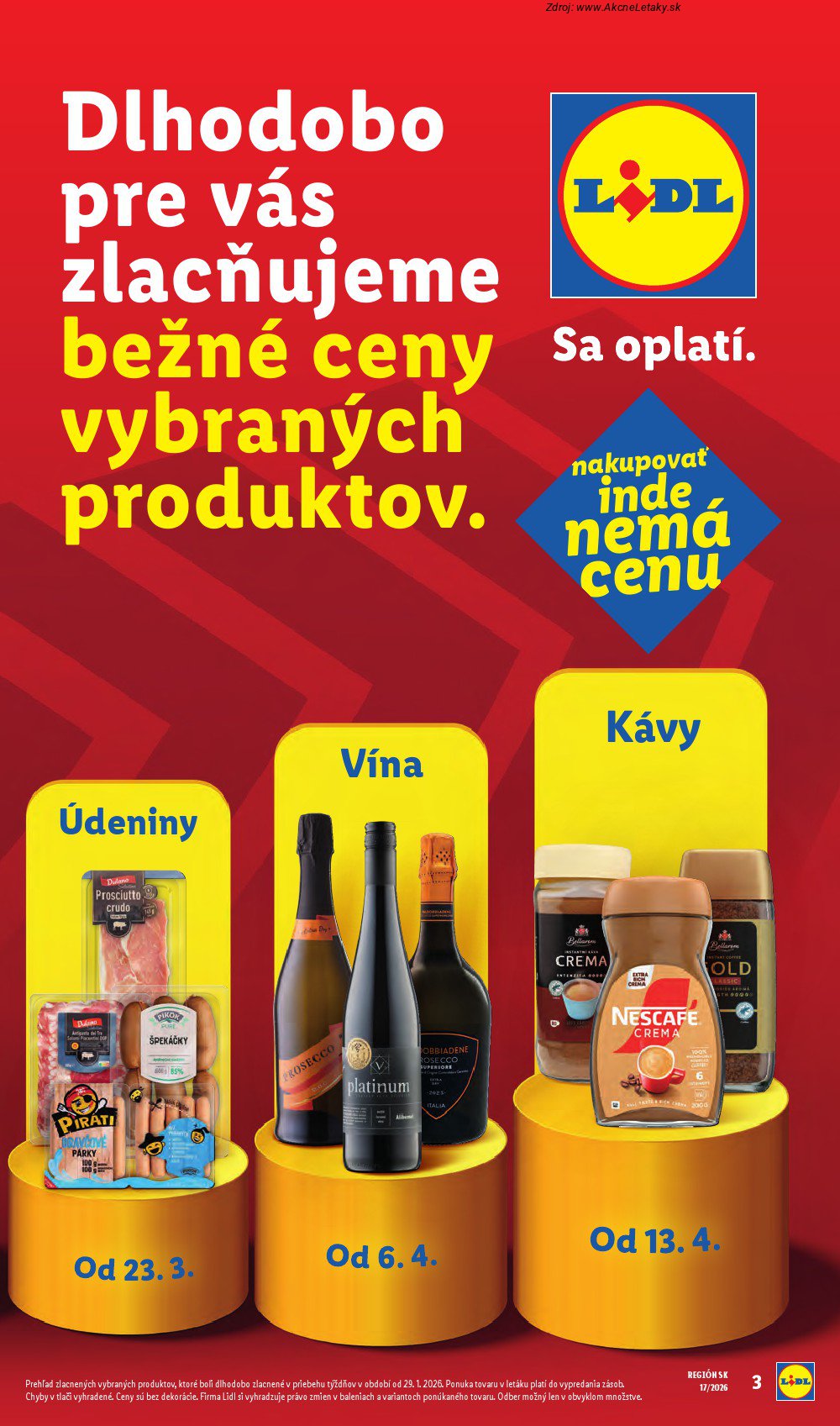 Leták Lidl (20. 4. - 26. 4. 2026) - strana 3 z 99