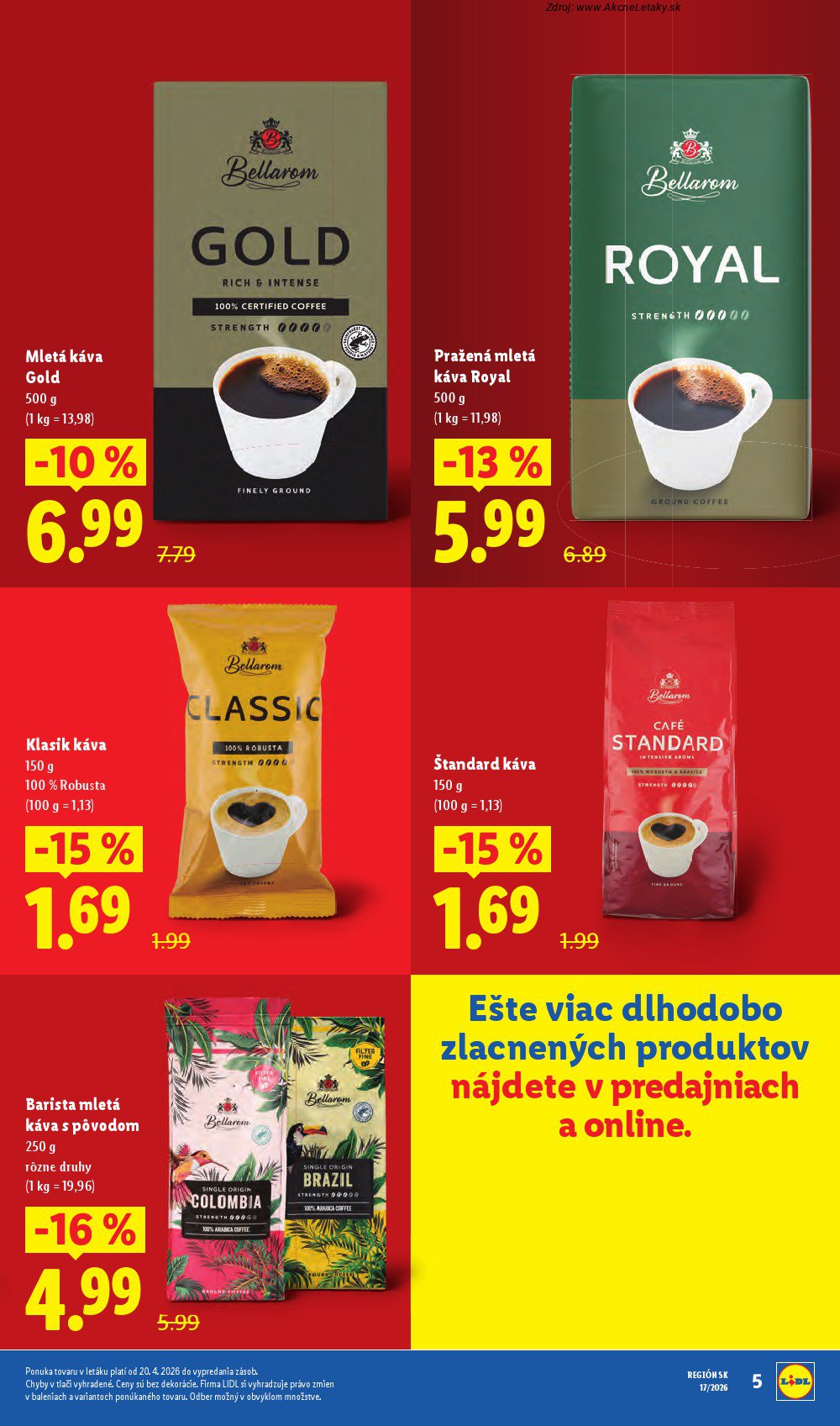 Leták Lidl (20. 4. - 26. 4. 2026) - strana 5 z 99