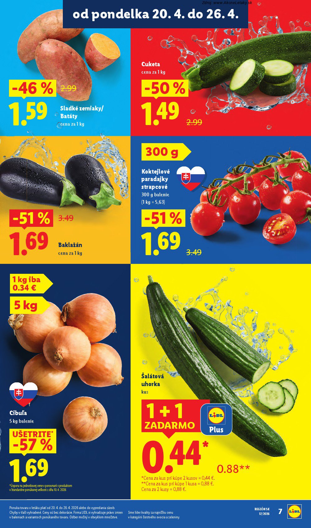 Leták Lidl (20. 4. - 26. 4. 2026) - strana 7 z 99