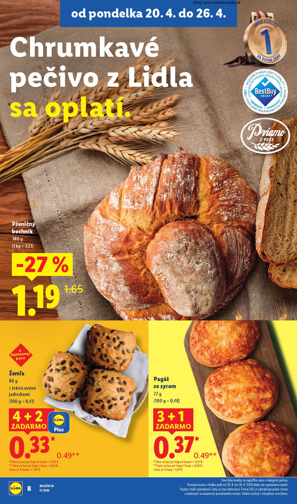Leták Lidl (20. 4. - 26. 4. 2026) - strana 8 z 99