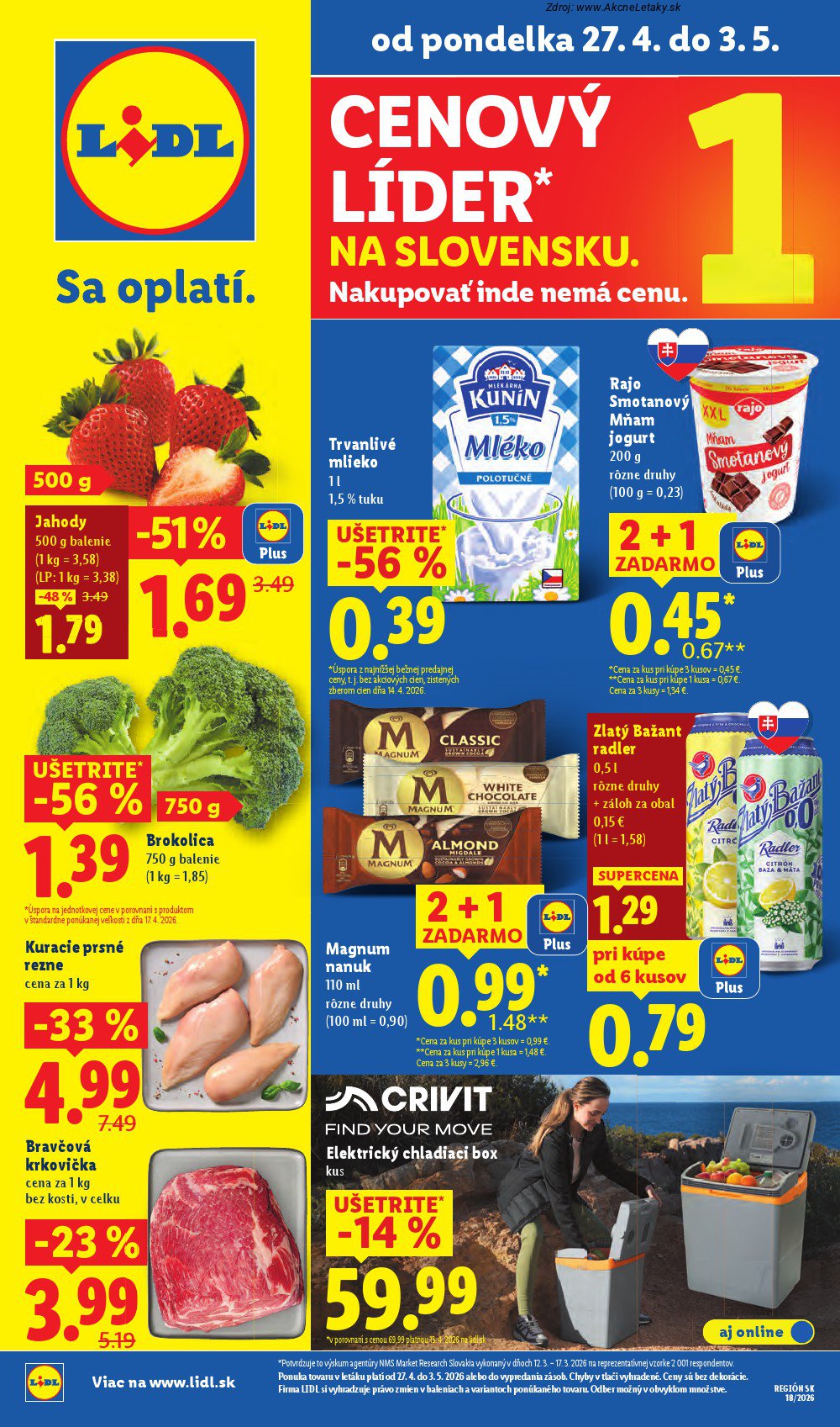 Leták Lidl - strana 1