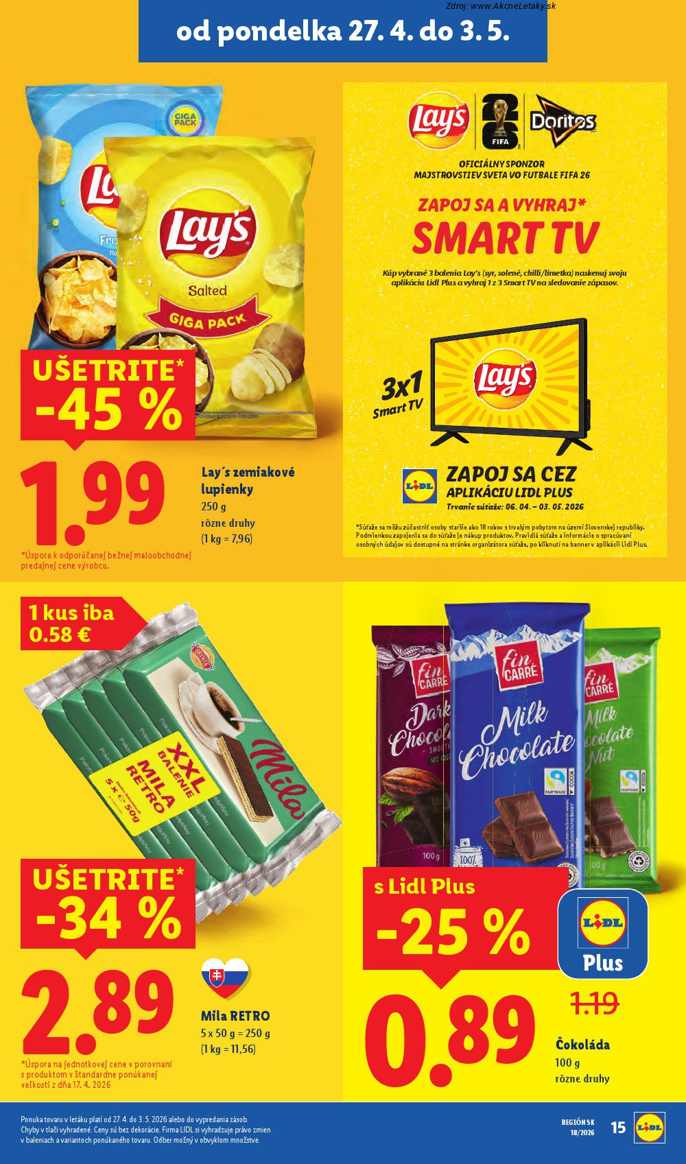 Leták Lidl (27. 4. - 3. 5. 2026) - strana 17 z 91