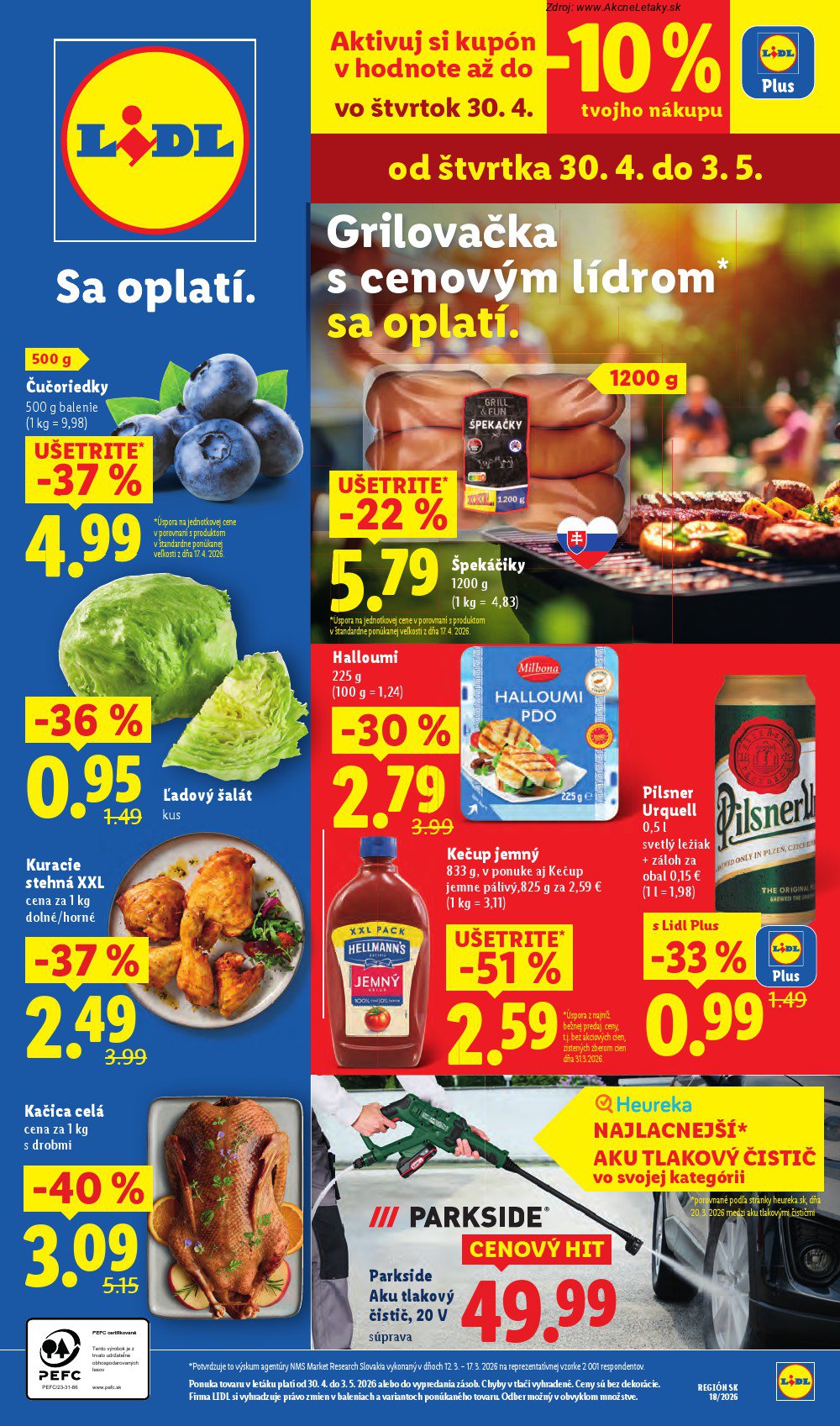 Leták Lidl (27. 4. - 3. 5. 2026) - strana 50 z 91