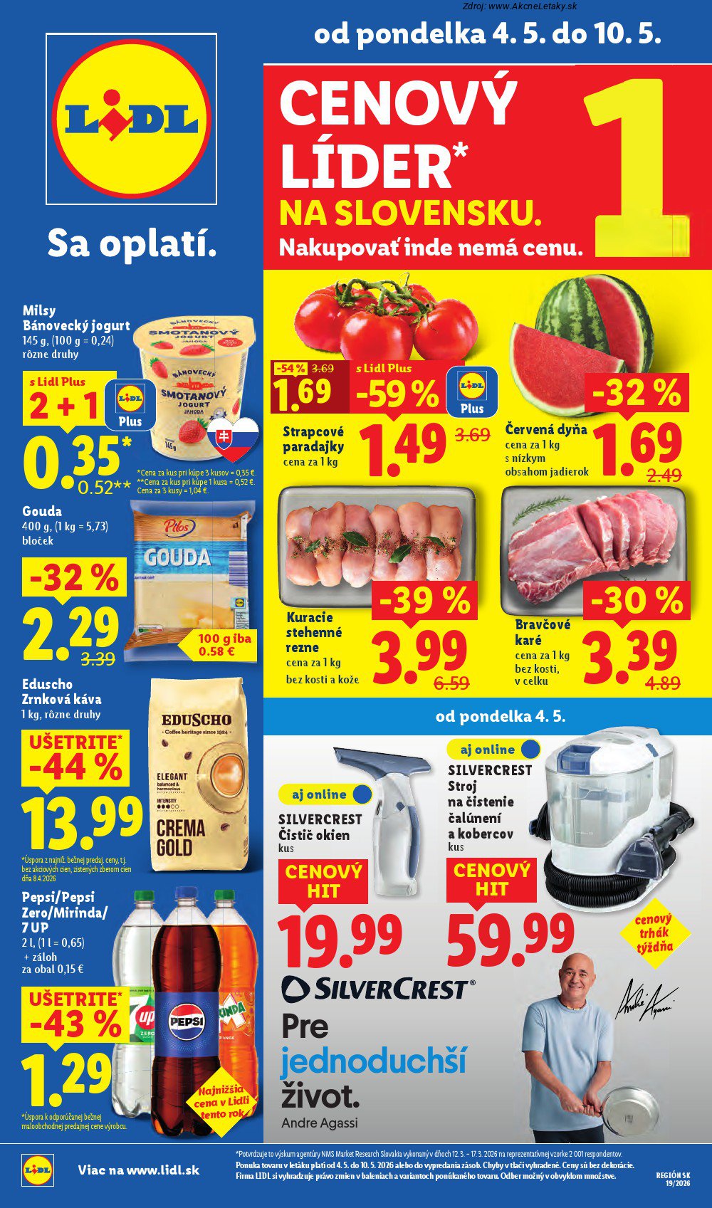 Leták Lidl (4. 5. - 10. 5. 2026) - strana 1 z 93
