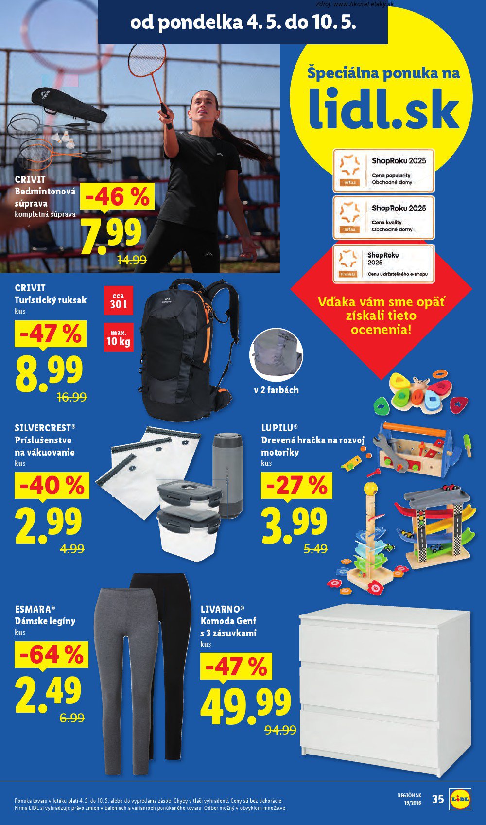 Leták Lidl (4. 5. - 10. 5. 2026) - strana 10 z 93