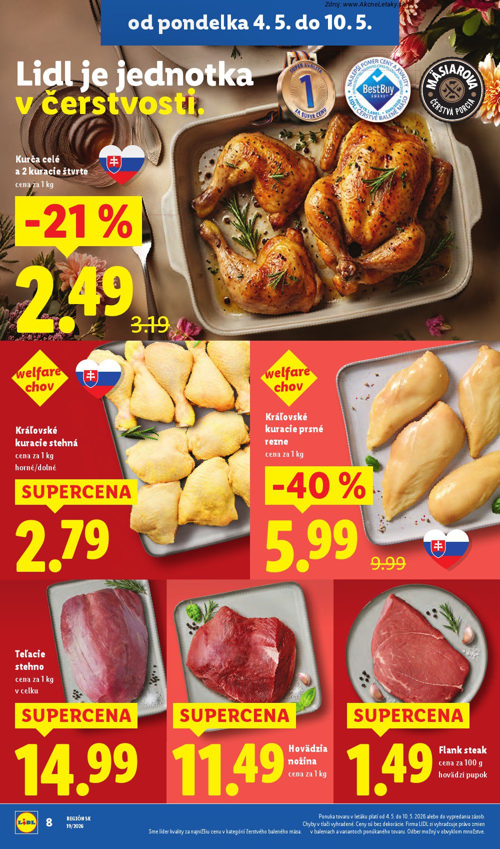 Leták Lidl (4. 5. - 10. 5. 2026) - strana 14 z 93