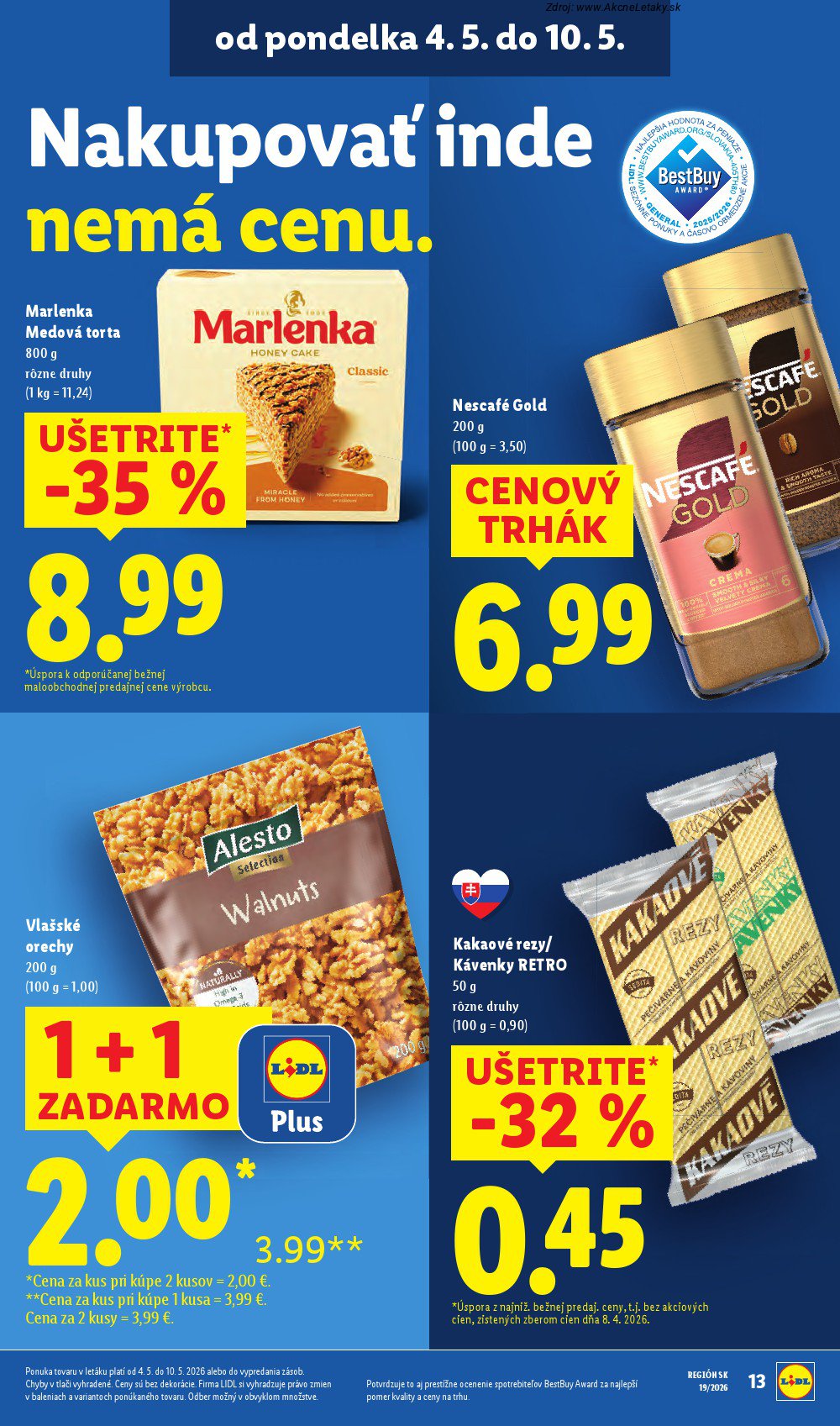 Leták Lidl (4. 5. - 10. 5. 2026) - strana 19 z 93