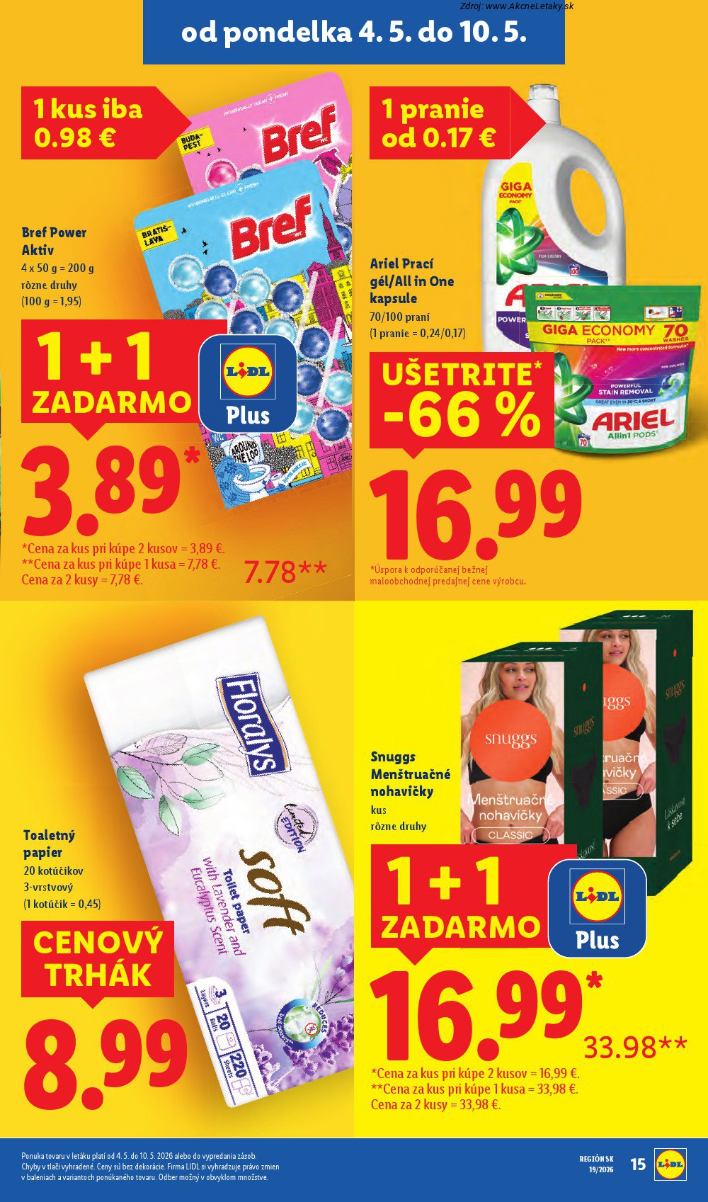 Leták Lidl (4. 5. - 10. 5. 2026) - strana 21 z 93