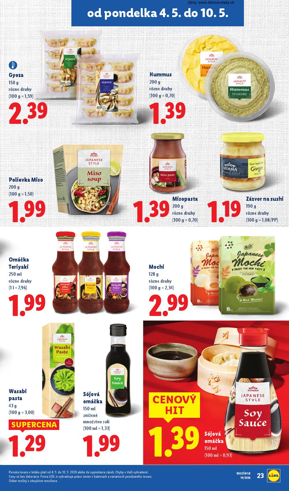 Leták Lidl (4. 5. - 10. 5. 2026) - strana 31 z 93